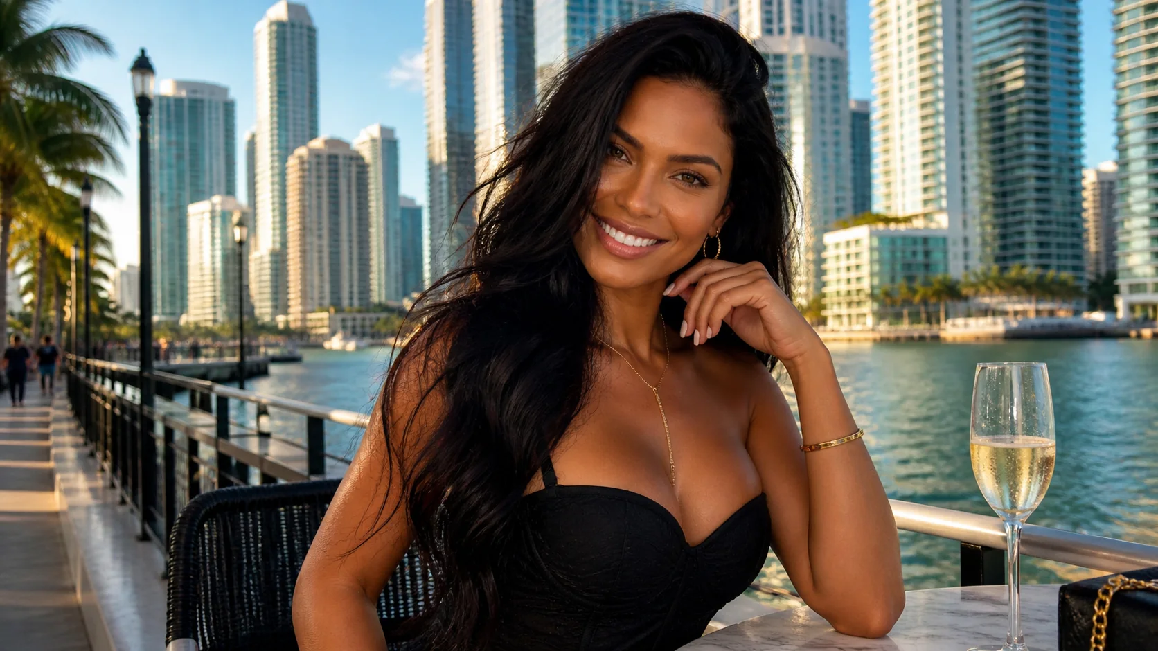 Kaira Alexandra Fontana vivendo sua nova fase em Edgewater, Miami